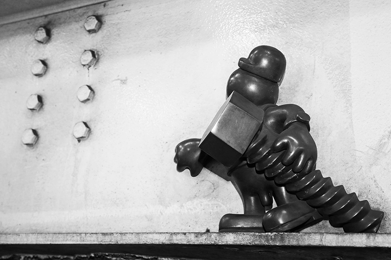 Subway Token Figures : Art : Subway : New York : Tom Otterness : New York : Personal Photo Projects :  Richard Moore Photography : Photographer : 